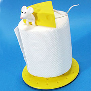 起司老鼠的衛生紙筒座